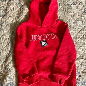 Nike Kids Red Hoodie Sweatshirt